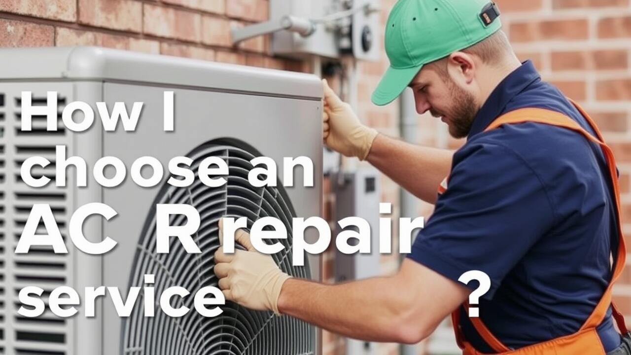 How do I choose an AC repair service?