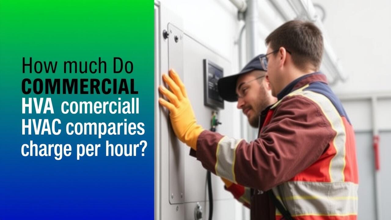How much do commercial HVAC companies charge per hour?